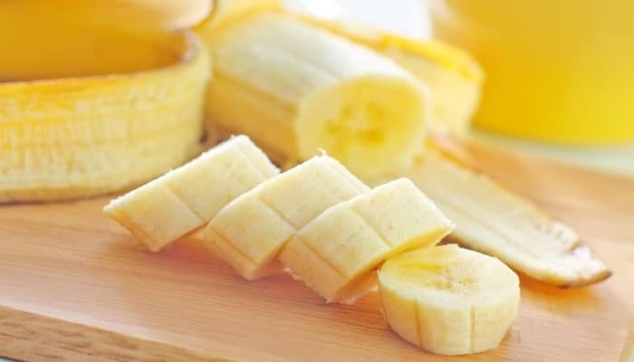 sliced banana